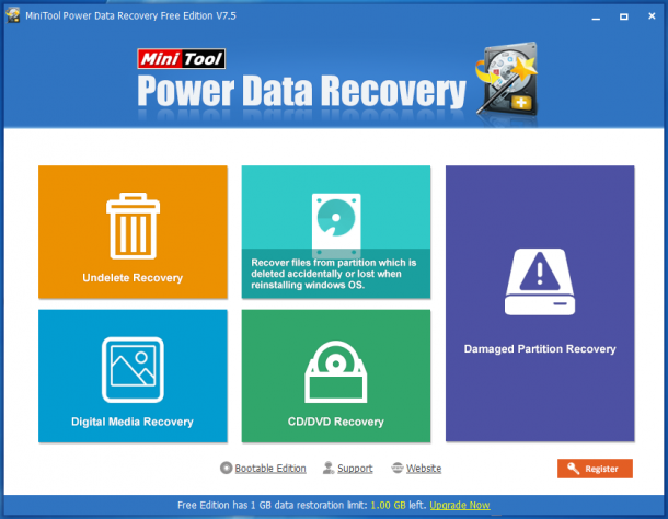 Скриншот к MiniTool Power Data Recovery